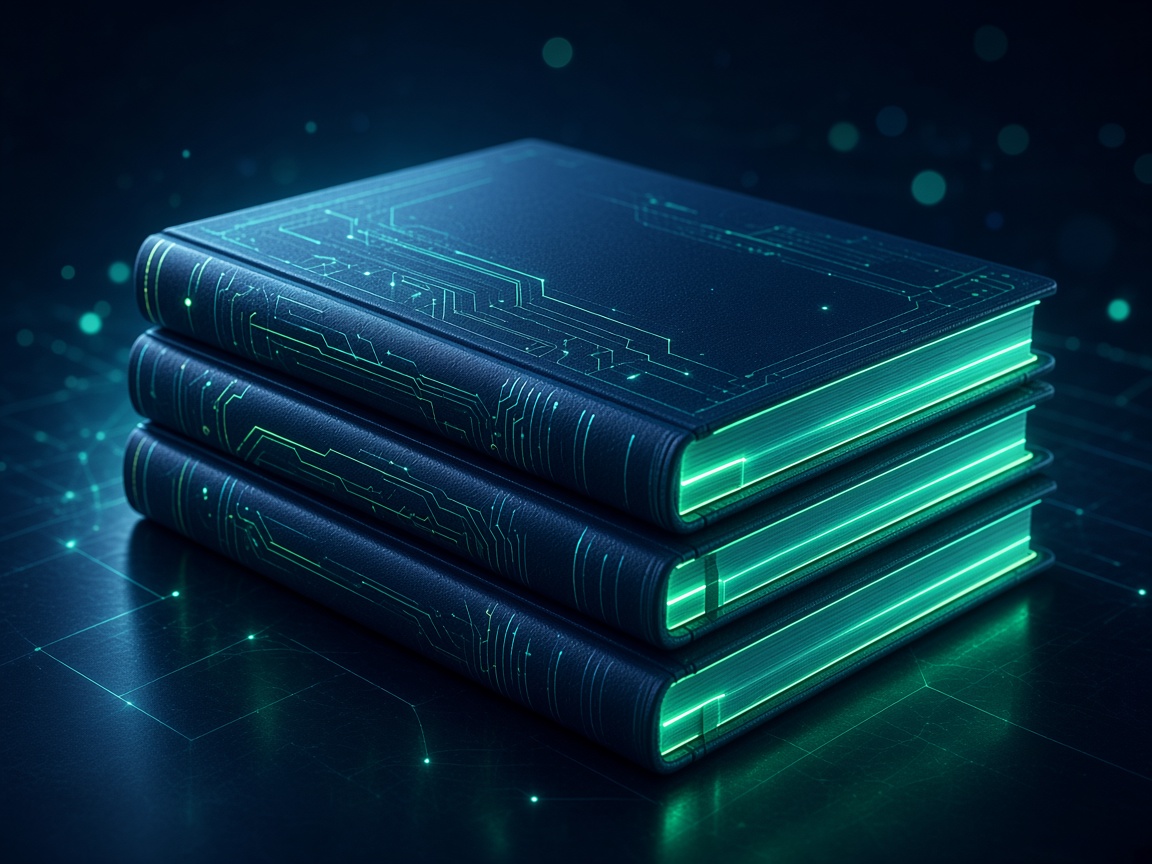Notebooks with cyan edges